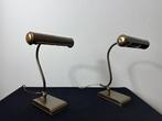 Lamp (2) - Oude bureaulampen bankierslamp pianolamp messing, Antiek en Kunst