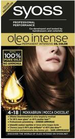 SYOSS OLEO INTENSE 4-18 MOKKABRUIN HAARVERF PAK 1 STUK, Sieraden, Tassen en Uiterlijk, Uiterlijk | Haarverzorging, Verzenden, Nieuw