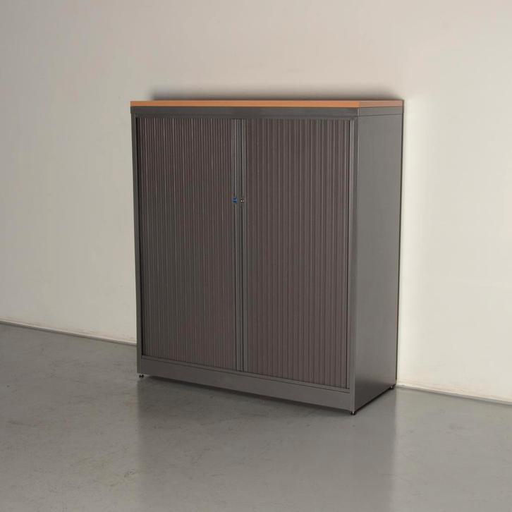Mewaf roldeurkast, antraciet, 138 x 120 cm, incl. 2, Huis en Inrichting, Kasten | Roldeurkasten en Archiefkasten, Ophalen of Verzenden