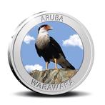 Aruba 5 Florin ‘Warawara’ 2022 Zilver Prooflike, Postzegels en Munten, Munten | Nederland, Verzenden