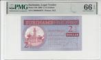 2004 Suriname P 156 2½ Dollar Pmg 66 Epq, Verzenden