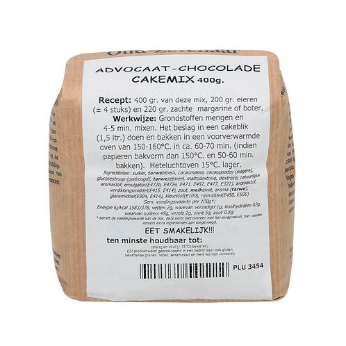 Molen de Hoop Advocaat Chocoladecake 400 gr, Hobby en Vrije tijd, Taarten en Cupcakes maken, Nieuw, Verzenden
