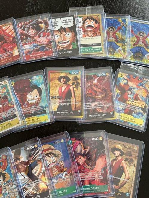 One Piece Monkey D Luffy OP01-07 collection lot Card, Hobby en Vrije tijd, Verzamelkaartspellen | Overige