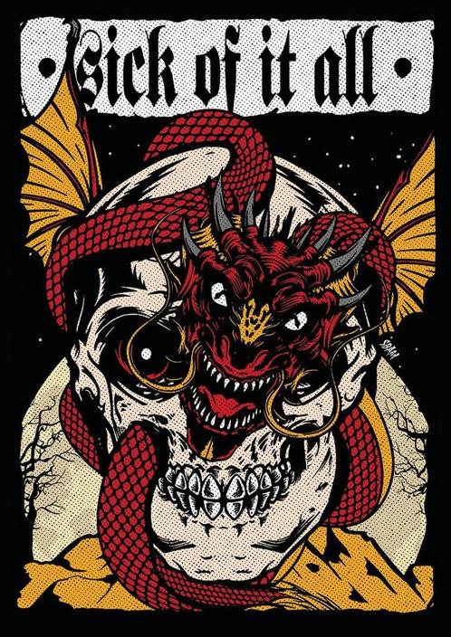 Posters - Poster Sick of it All - Sick of it all, Verzamelen, Muziek, Artiesten en Beroemdheden, Zo goed als nieuw, Verzenden