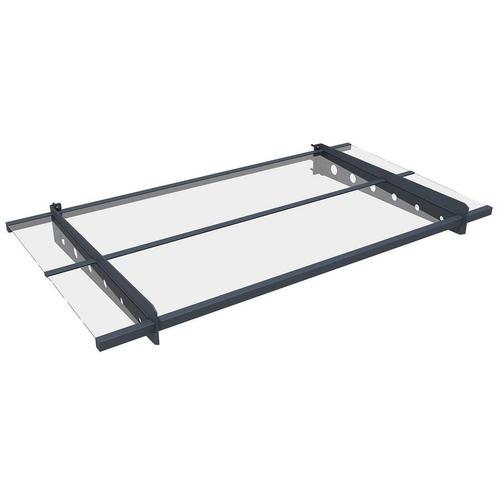 Deurluifel / Afdak Manila - 150 x 80 cm - Donkergrijs, Doe-het-zelf en Verbouw, Deuren en Horren, Nieuw, Verzenden