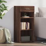 vidaXL Dressoir 40x42,5x93 cm bewerkt hout bruin eikenkleur, Huis en Inrichting, Kasten | Dressoirs, Minder dan 50 cm, Verzenden