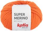 Katia Super Merino - 46 oranje - Wol/Acryl Garen, Hobby en Vrije tijd, Breien en Haken, Ophalen of Verzenden, Nieuw