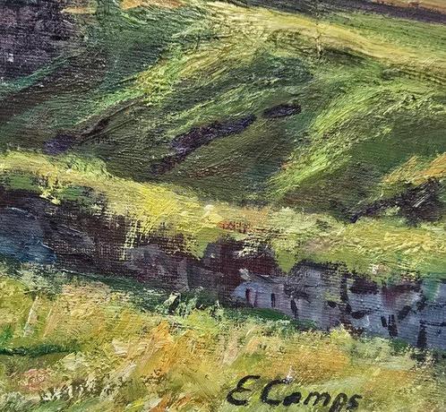 Enric Camps (1951) - Colina de siglos, Castellfollit de la, Antiek en Kunst, Kunst | Schilderijen | Klassiek