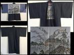 Landschap / Japanse Vintage Kimono Haori Jas Ensemble Set -