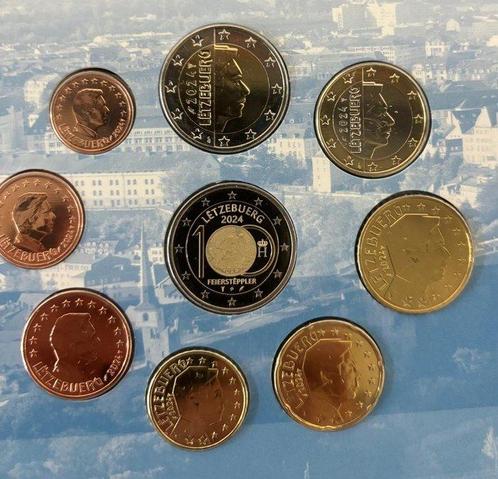 Luxemburg. Year Set (BU) 2024 Luxembourg (incl. 2 euro, Postzegels en Munten, Munten | Europa | Euromunten