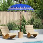 vidaXL Balinese Parasol Blauw 185 x 185 x 260 cm, Verzenden, Nieuw, 1 tot 2 meter