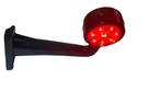 Lilaled Breedtelamp Oranje Rood 18 LED Haaks 10-30v, Auto diversen, Nieuw, Ophalen of Verzenden