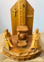 Y. Gagné - Tafellamp - Hout - Vintage Canadese lamp, Antiek en Kunst