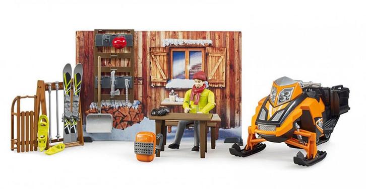 Bruder berghut met sneeuwscooter, Sport en Fitness, Overige Sport en Fitness, Ophalen of Verzenden