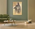 Indrukwekkend Airbrush Portret Schilderij van een Indiaan, Ophalen