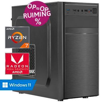 Ryzen 7 (voor de prijs van een Ryzen 5) - 16GB - Desktop PC