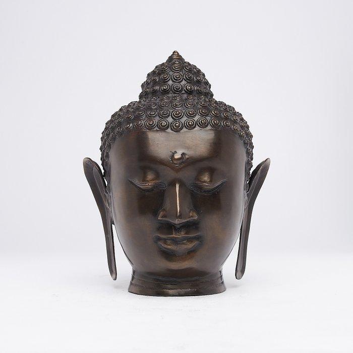 sculptuur, NO RESERVE PRICE - Impressive Buddha Bust - Link, Antiek en Kunst, Kunst | Designobjecten