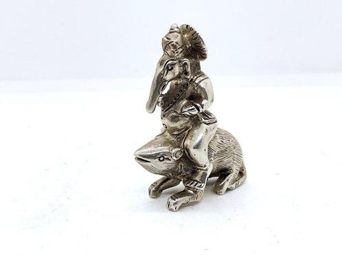Antieke Ganeshi-beeld op Mushak ((muskush)) in massief, Antiek en Kunst, Kunst | Niet-Westerse kunst