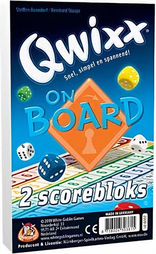 Qwixx On Board Bloks (extra scorebloks) | White Goblin Games, Hobby en Vrije tijd, Gezelschapsspellen | Bordspellen, Nieuw, Verzenden