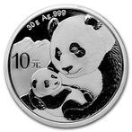 Chinese Panda 30 gram 2019, Postzegels en Munten, Verzenden, Oost-Azië, Losse munt, Zilver