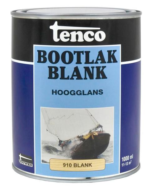 Tenco blanke bootlak 2,5 liter, blank, bus, Doe-het-zelf en Verbouw, Verf, Beits en Lak, Nieuw, Verzenden