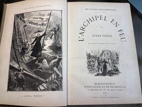 Jules Verne - L’archipel en feu - 1900, Antiek en Kunst, Antiek | Boeken en Bijbels