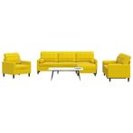 vidaXL 4-delige Loungeset met kussens en bolsters fluweel, Huis en Inrichting, Banken | Bankstellen, Verzenden, Nieuw, Vierpersoons of meer