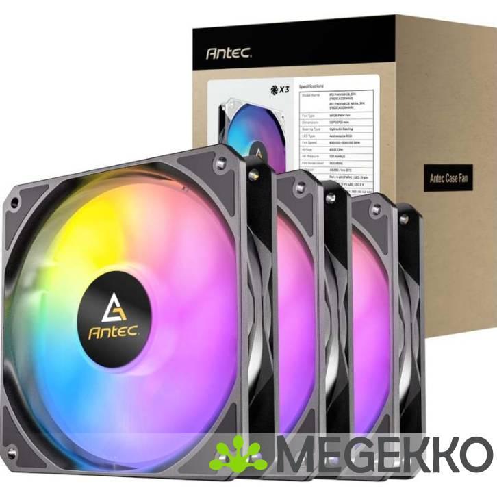 Antec P12 PWM ARGB 3 Pack Fans, Computers en Software, Computerkoelers, Nieuw, Verzenden