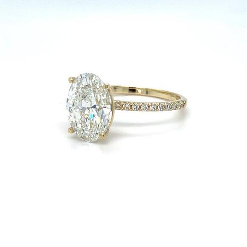 Zonder Minimumprijs - Ring - 14 karaat Geel goud - 3.19ct., Sieraden, Tassen en Uiterlijk, Ringen