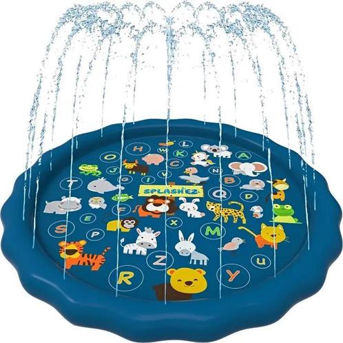 Zwembad peuter - waterspeelmat met fontein/ sproeier!, Tuin en Terras, Zwembaden, Minder dan 200 cm, Rond, Nieuw, Overige typen