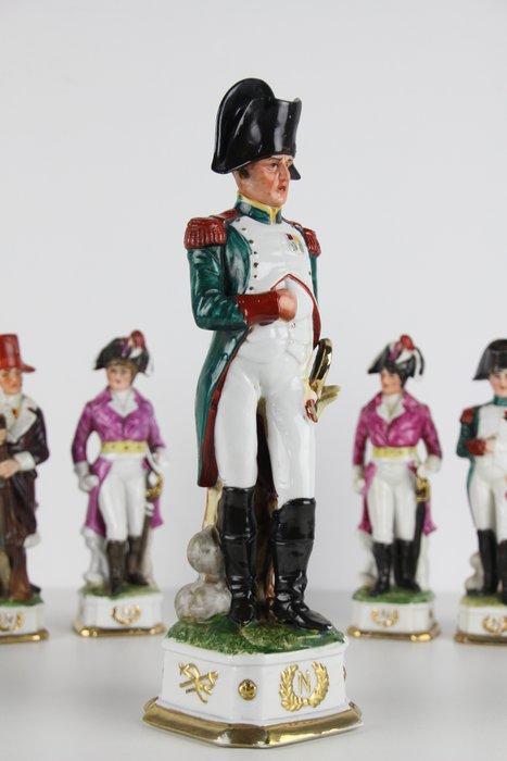 Onbekend - Militaire miniatuur beeldjes - Napoleon en, Antiek en Kunst, Antiek | Glas en Kristal