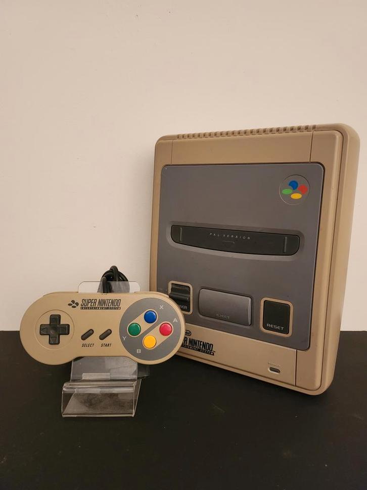 SNES + Controller, Spelcomputers en Games, Spelcomputers | Nintendo Super NES, Ophalen of Verzenden