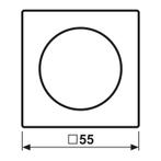 Jung AS Serie Rotary Dimmer Afdekking Wit - A1740, Verzenden, Nieuw, Overige typen