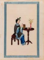 Jeune fille - Sunqua - China - Qing Dynastie (1644-1911), Antiek en Kunst