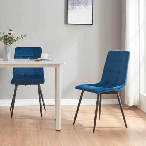 [en.casa] Eetkamerstoel set van 2 Lexnitz 89x44x45 cm donker, Huis en Inrichting, Stoelen, Nieuw, Verzenden