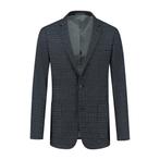 GENTS - Colbert ruit blauw-grijs - 106, Kleding | Heren, Kostuums en Colberts, Verzenden, Nieuw