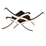 Moderne plafondlamp zwart, Julian, 16W, 2700K LED, 3-staps, Huis en Inrichting, Ophalen of Verzenden, Nieuw, Metaal, Modern
