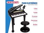Bontempi Piano Star - Piano met kruk en microfoon - Voor, Verzenden, Zo goed als nieuw