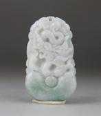 Hanger Chinees Plaat - Draak - Witte Jade - Jadeiet - China
