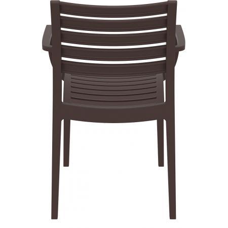 (MDK-106458) Siesta Artemis kantinestoel bruin, Huis en Inrichting, Stoelen, Bruin, Nieuw, Ophalen of Verzenden