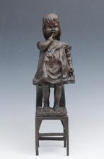 Een gepatineerd metalen sculptuur naar Pierre-Jules Mène, Antiek en Kunst, Kunst | Beelden en Houtsnijwerken, Ophalen