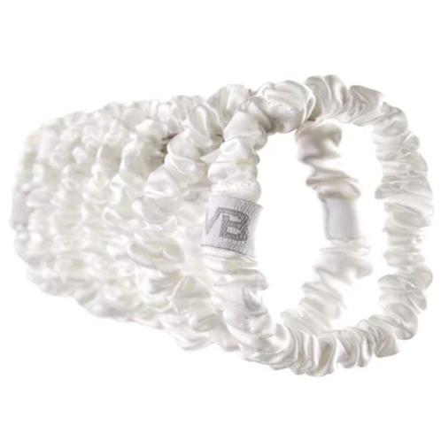 Veganboost Satin Scrunchies White Small  - 8pcs, Sieraden, Tassen en Uiterlijk, Uiterlijk | Haarverzorging, Overige typen, Nieuw