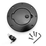 Rugged Ridge Locking Gas Cap Door Black Alum 97-06TJ -, Ophalen of Verzenden, Nieuw