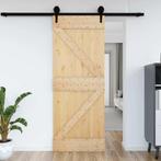 vidaXL Deur NARVIK 70x210 cm massief grenenhout, Verzenden, Nieuw