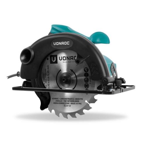 Cirkelzaag 1200W – 185mm | Incl. parallelgeleider en, Doe-het-zelf en Verbouw, Gereedschap | Zaagmachines, Nieuw, Verzenden