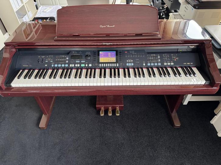Technics SX-PR903 Digital Ensemble piano, Muziek en Instrumenten, Piano's, Piano, Bruin, Gebruikt, Digitaal, Hoogglans, Ophalen