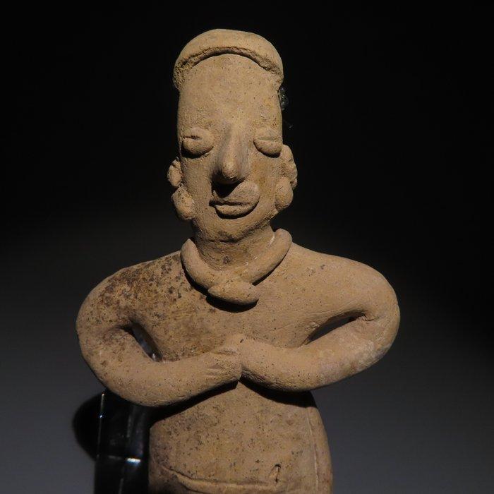 Colima, Mexico Terracotta Mannelijke figuur. 12,5 cm H. Zeer, Verzamelen, Mineralen en Fossielen