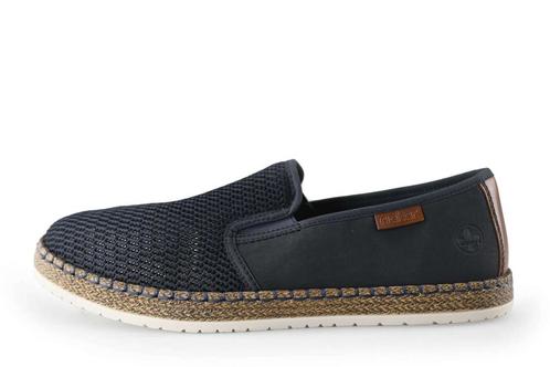 Rieker Instappers in maat 44 Blauw | 10% extra korting, Kleding | Heren, Schoenen, Blauw, Zo goed als nieuw, Overige typen, Verzenden