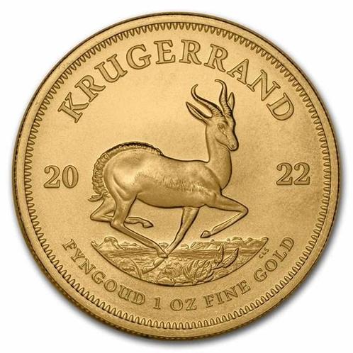 Gouden Krugerrand 1 oz 2022, Postzegels en Munten, Munten | Afrika, Losse munt, Goud, Zuid-Afrika, Verzenden