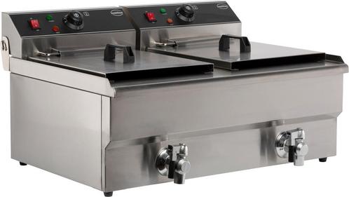 COMBISTEEL ELEKTRISCHE TAFELFRITEUSE 2X10 L - BUDGET LINE, Zakelijke goederen, Horeca | Keukenapparatuur, Verzenden